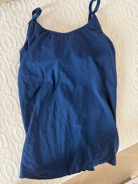 Women’s Navy Blue Tank Top - nursing friendly